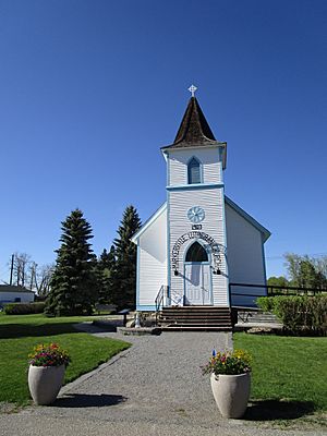 Markerville Lutheran Church, built in 1907