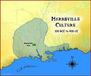 Marksville culture map HRoe 2010