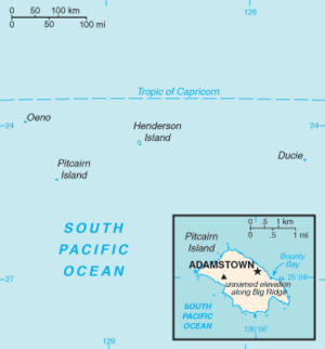 Pitcairn Islands-CIA WFB Map