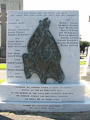 Remember the Hunger Strikers Glasnevin Cemetery Dublin