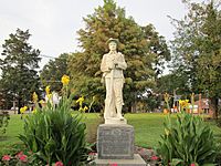 Revised Confederate monument, MInden, LA IMG 0037