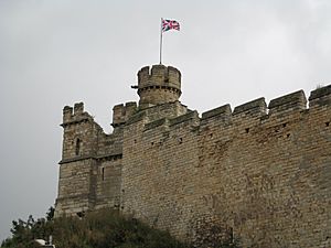 A view of the observatory tower of Lincoln Castle
