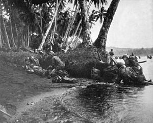 American forces landing at Rendova Island