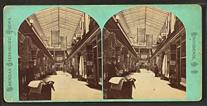 Arcade, Providence, R.I, from Robert N. Dennis collection of stereoscopic views