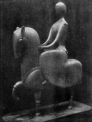 Chana Orloff, 1915, Amazone, bronze, 73.5 cm