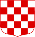 Coat of arms of Croatia (white chequy)