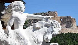 Crazy Horse Memorial Modell