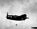 Curtiss A-25 tow target plane flown by a WASP