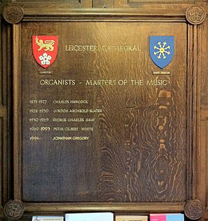 List of organists of Leicester Cathedral