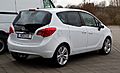 Opel Meriva 1.4 Design Edition (B) – Heckansicht, 11. März 2012, Heiligenhaus