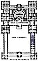 Palais du Luxembourg plan 1904 - Hustin 1904 p86 - Google Books (cropped, marked)