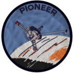 Pioneer 10 - Pioneer 11 - mission patch - Pioneer patch.png
