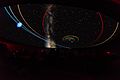 Planetary orbits in planetarium show