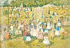 Prendergast Maurice May Day Central Park 1901