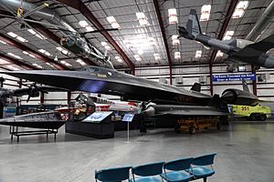SR-71 Blackbird inside Museum