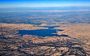 San Luis Reservoir aerial