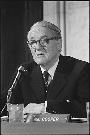 Senator John Sherman Cooper speaking on the Vietnam War
