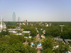 Six Flags Great Adventure view
