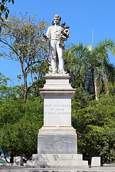 Statue of José Fernández de Madrid, Cartagena 01