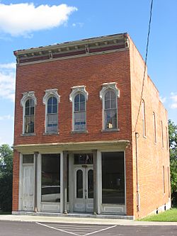 A commercial building in Gilboa's historic downtown