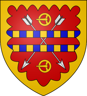 Arms of Thomas Babington Macaulay, 1st Baron Macaulay.svg