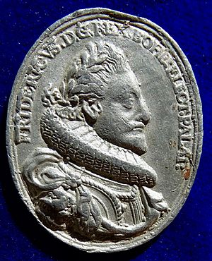 Bohemia 1620, Coronation Medal of King Frederic Elector Palatine of the Rhine. Obverse