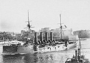HMS Aboukir at Malta