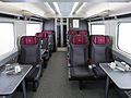 Hitachi Class 800 series - First Class interior