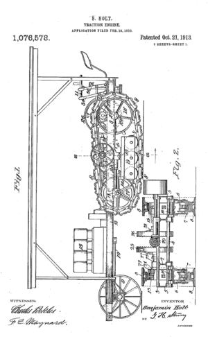 Holt tractor-type patent