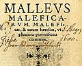 Malleus maleficarum, Köln 1520, Titelseite