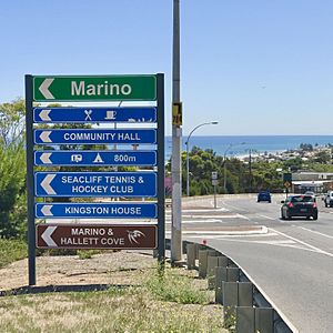 Marino signage