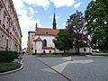 Pardubice, Komenského náměstí, kostel Zvěstování Panny Marie