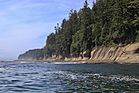 Sandstone bluffs along the Vancouver Island Coast.jpg