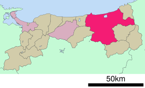 Location of Tottori