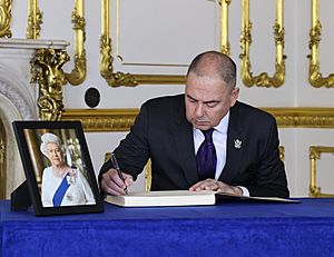 World Leaders - Book of Condolence for HM The Queen (52363684251)