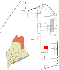 Location of Merrill, Maine