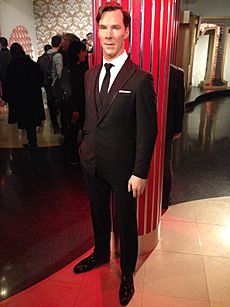 Benedict Cumberbatch figure at Madame Tussauds London