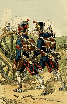 French foot artillery 1809