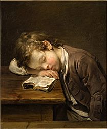 Jean-Baptiste Greuze - The lazy boy