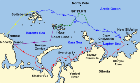 Nansen Fram Map