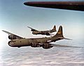Olive-drab painted B-29 superfortress