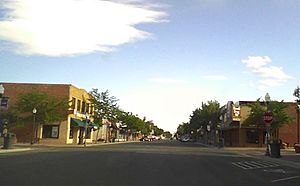 Downtown Powell, Wyoming, July 2015
