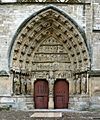 Reims cathedral north portal