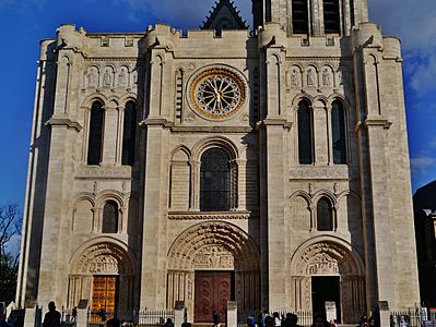 Saint-Denis Basilique Saint-Denis Fassade 6