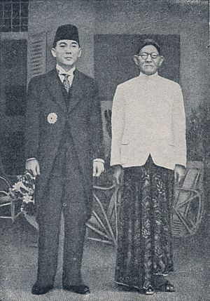 Sukarno and his father, Bung Karno Penjambung Lidah Rakjat 231