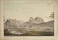 The British Army encamped below the rock of Sholingarh.jpg