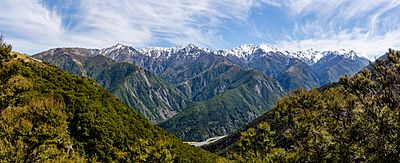 View of Kaikoura Ranges, New Zealand