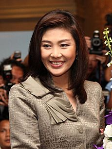 Yingluck Shinawatra at US Embassy, Bangkok, July 2011