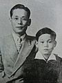 李健熙和父亲李秉喆