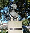 Portrait bust of Hans Christian Andersen, unveiled by the Crown Prince and Princess of Denmark